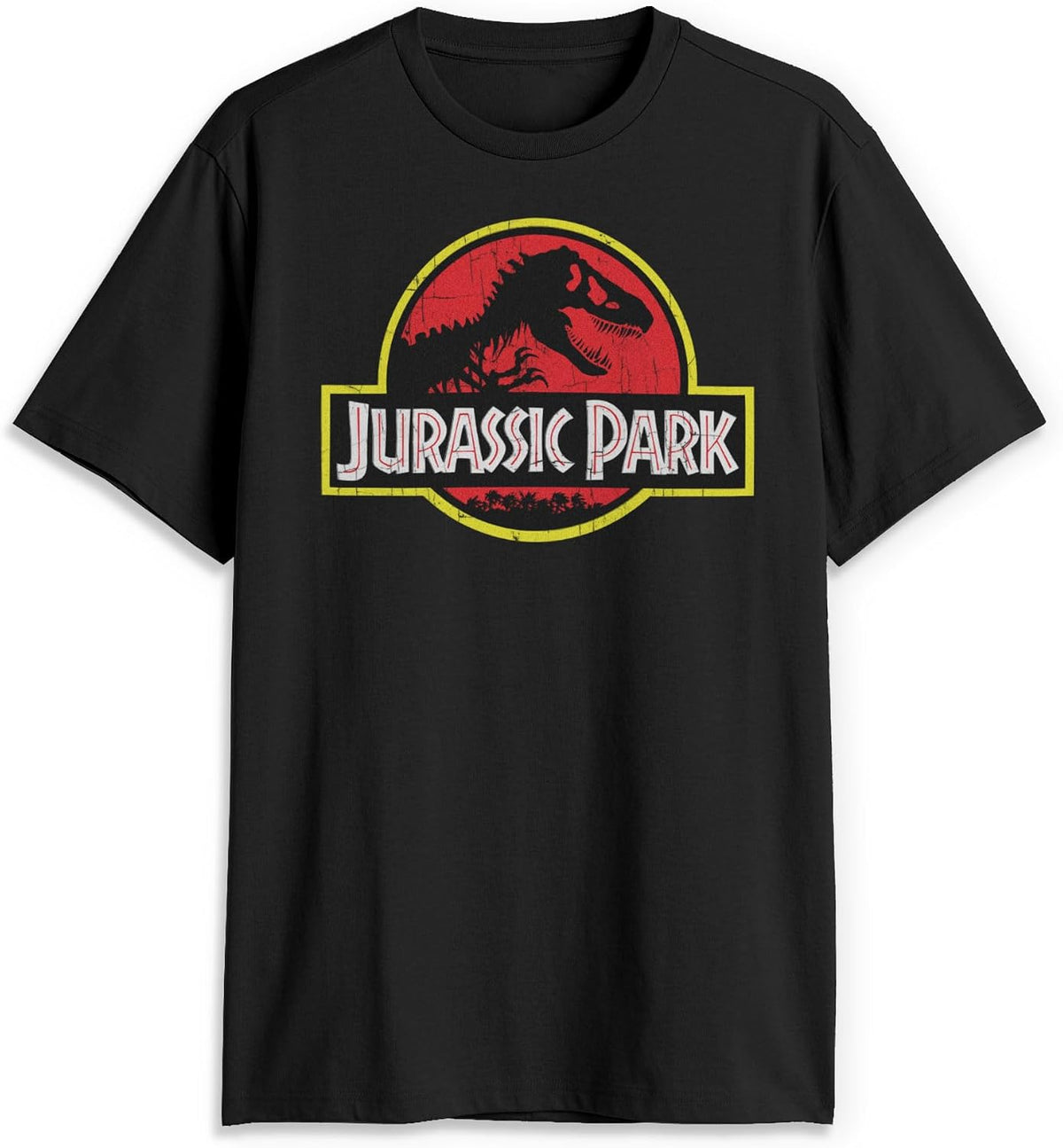 Jurassic Park Men's Jurassic Park Logo Men's Tee - Black