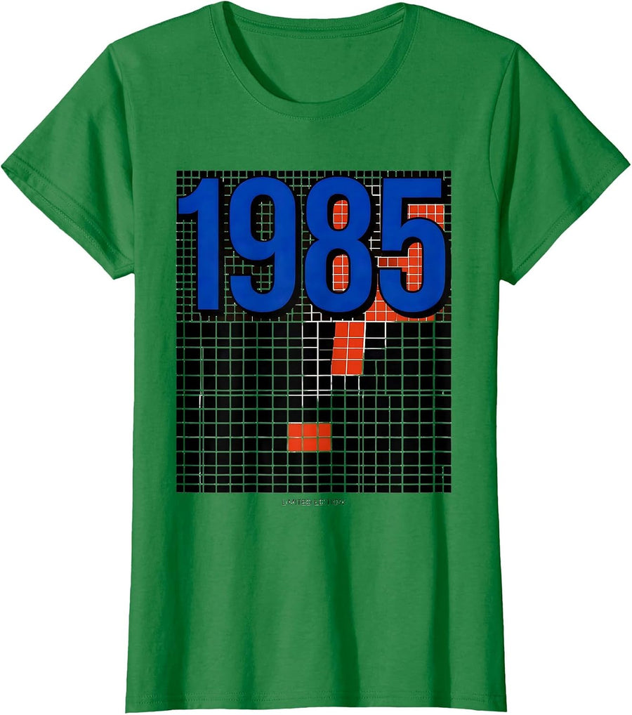 Women's Limited Edition 1985 Vintage Year Stamp 41st Birthday Gift T-Shirt - Kelly Green