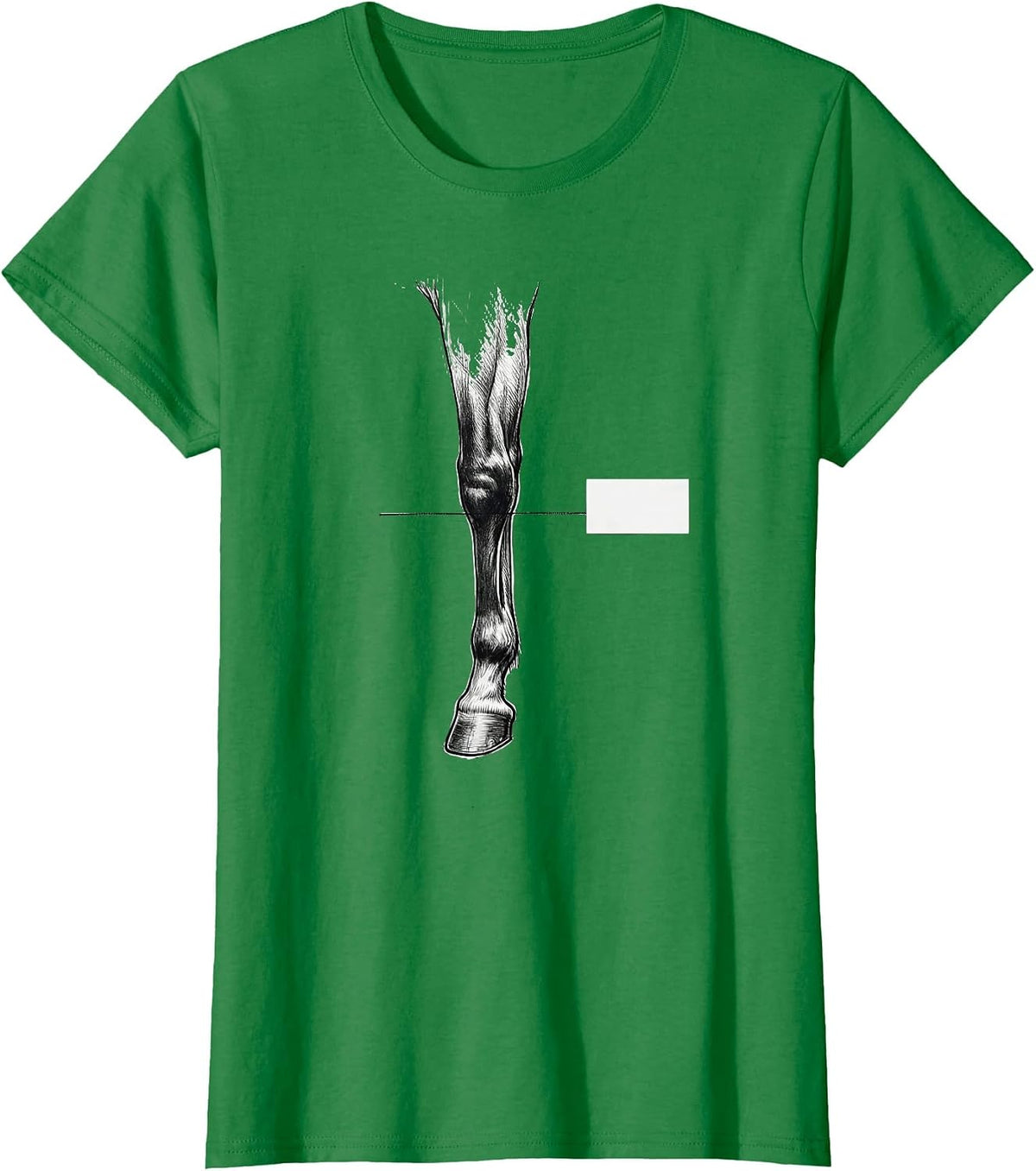 Ketamine Horse Emergency Minimalist Equestrian Humor T-Shirt - Kelly Green