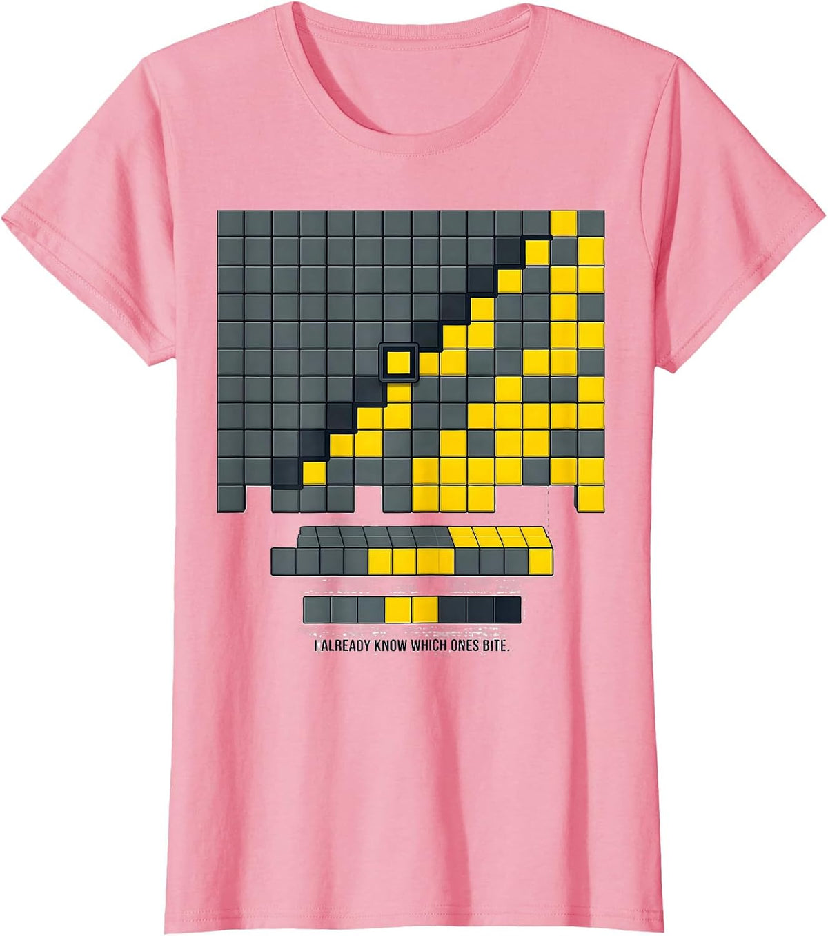 Women's I Already Know Which Ones Bite Funny Periodic Table T-Shirt - Pink