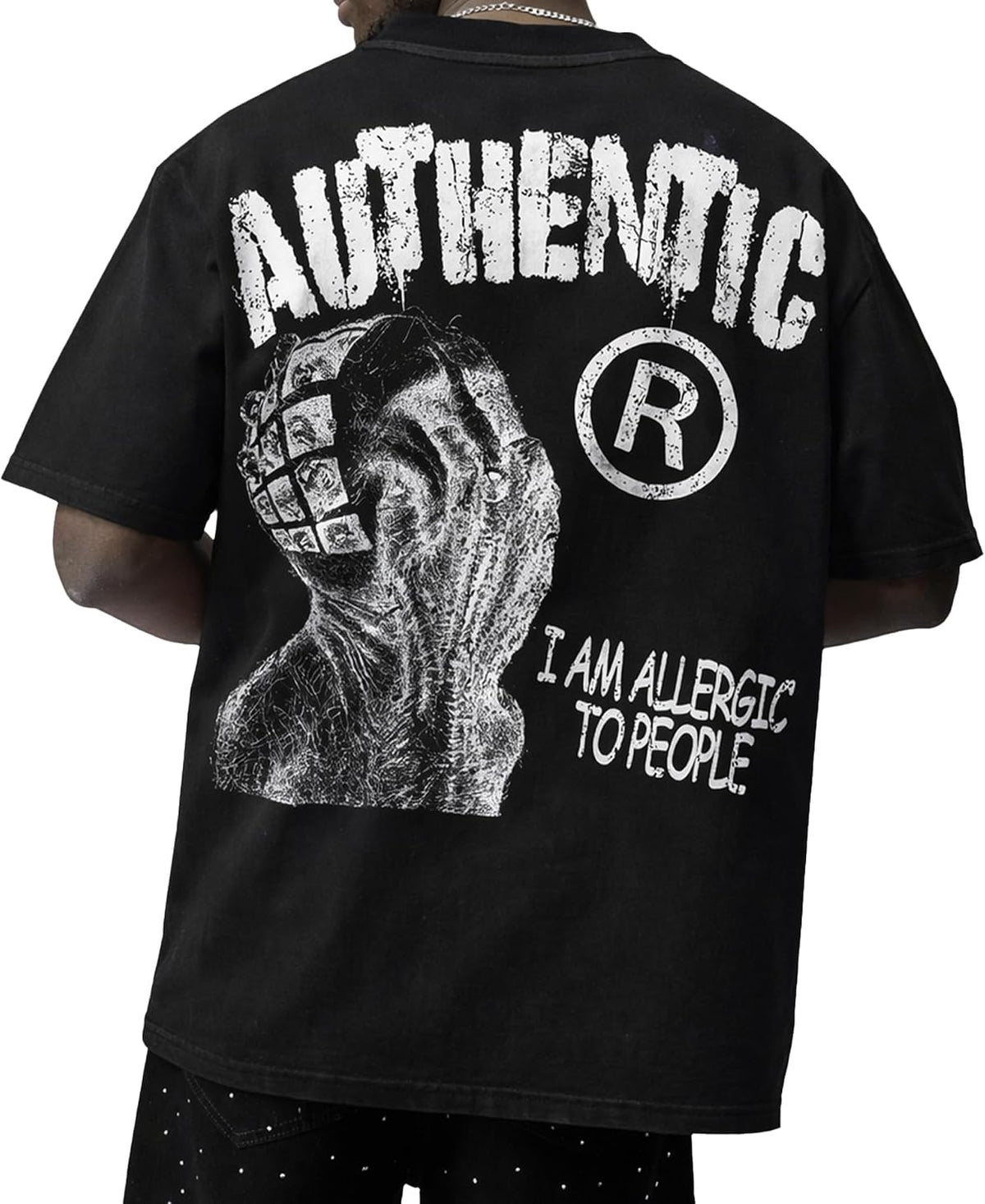 Mens Graphic T-Shirts Angel Christian Jesus Tees Shirt Unisex - A-black