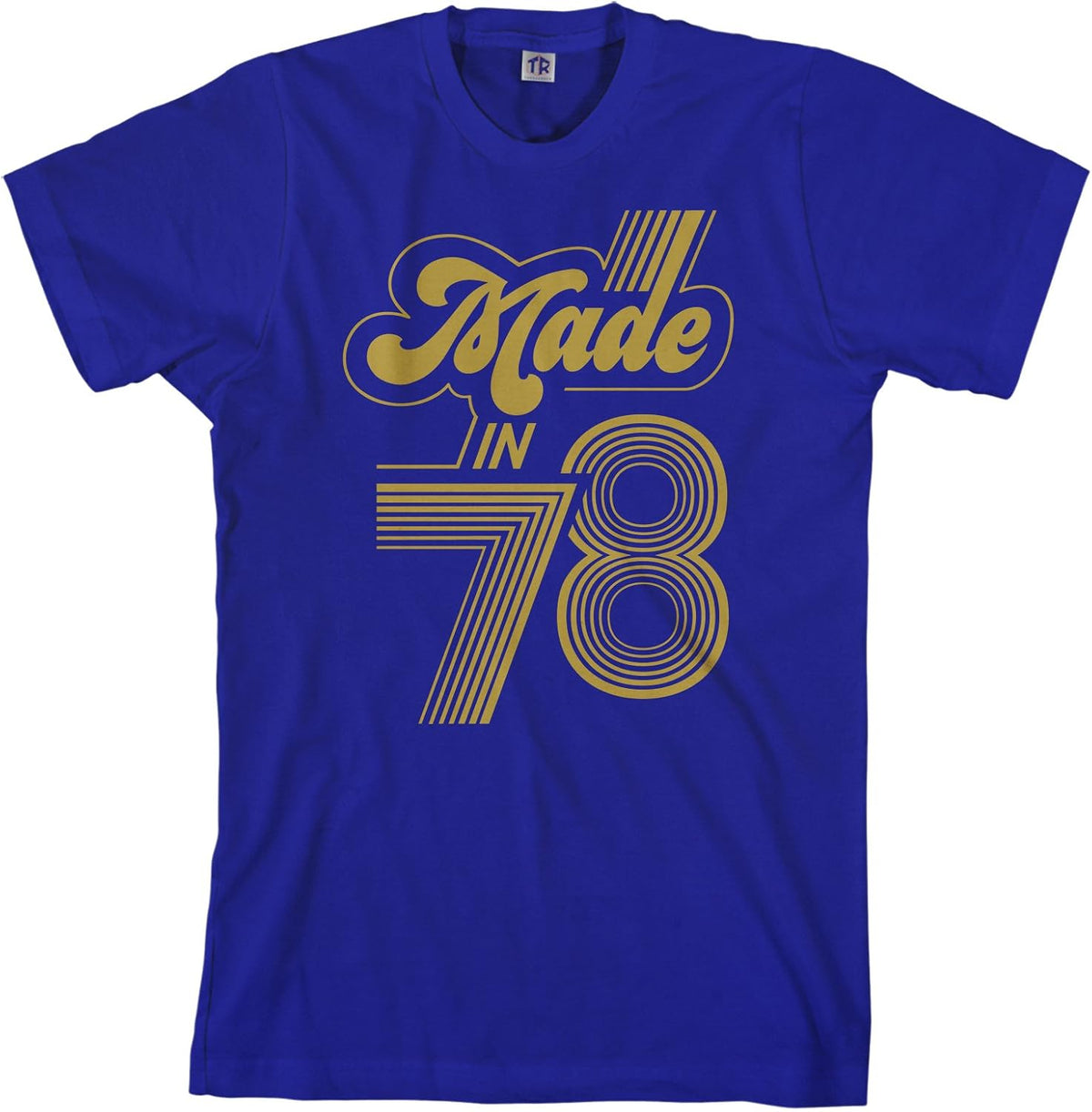 Threadrock Men's Made in 1978 T-Shirt - Royal Blue