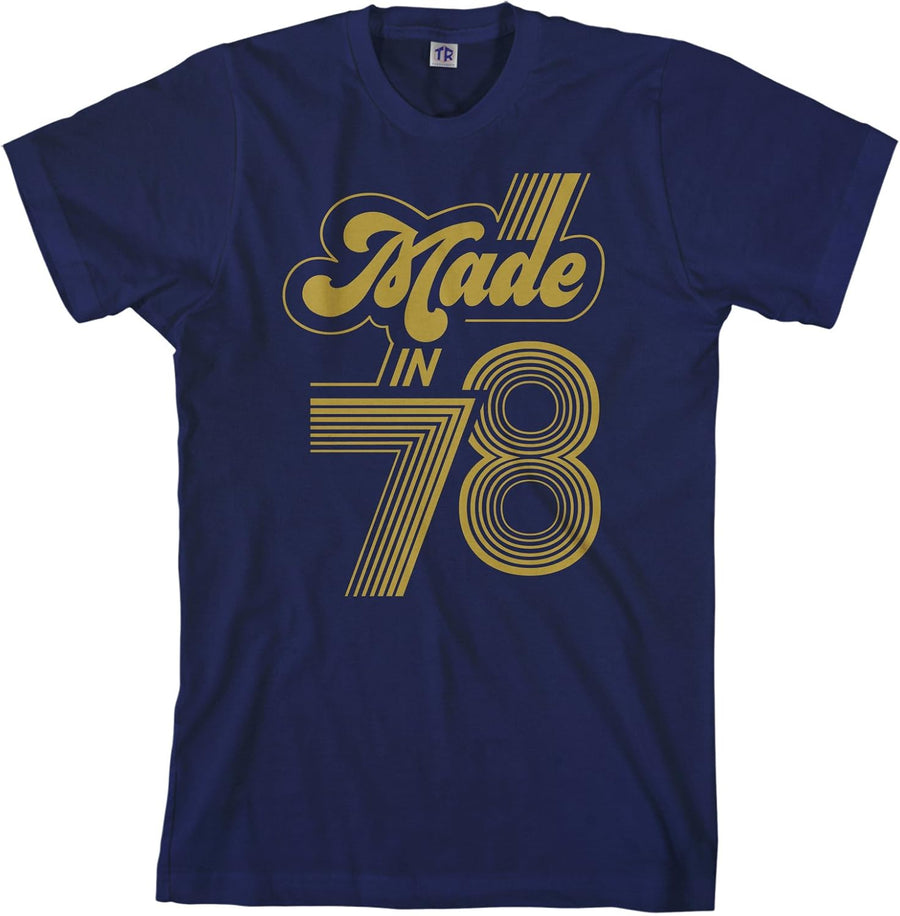Threadrock Men's Made in 1978 T-Shirt - Navy