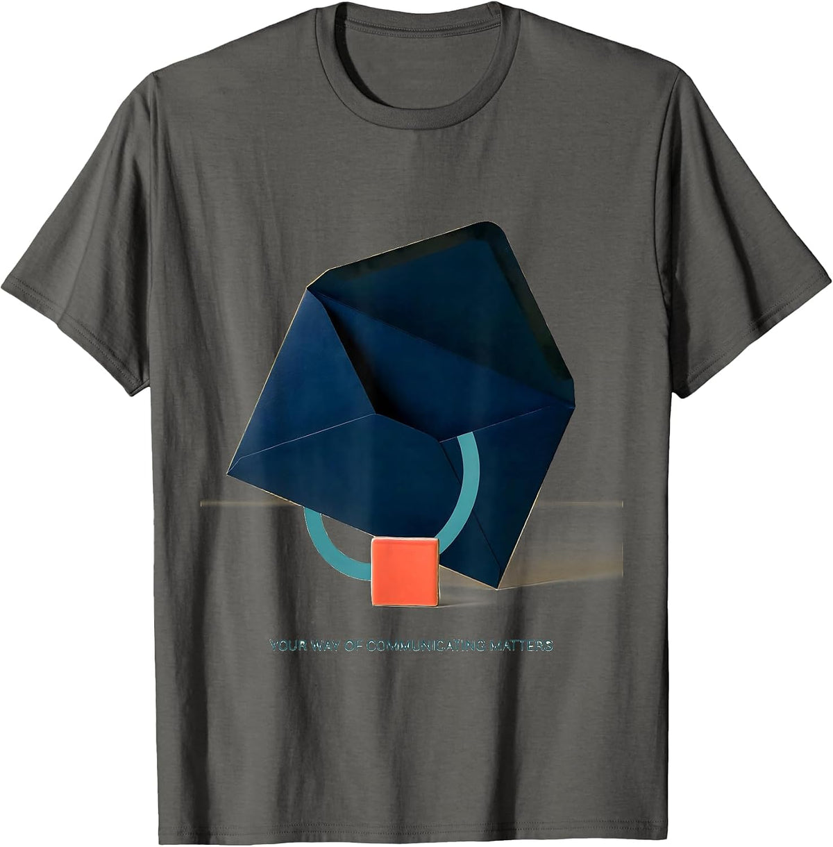 Men's Your Way Of Communicating Matters Speech Language T-Shirt - Asphalt Grey