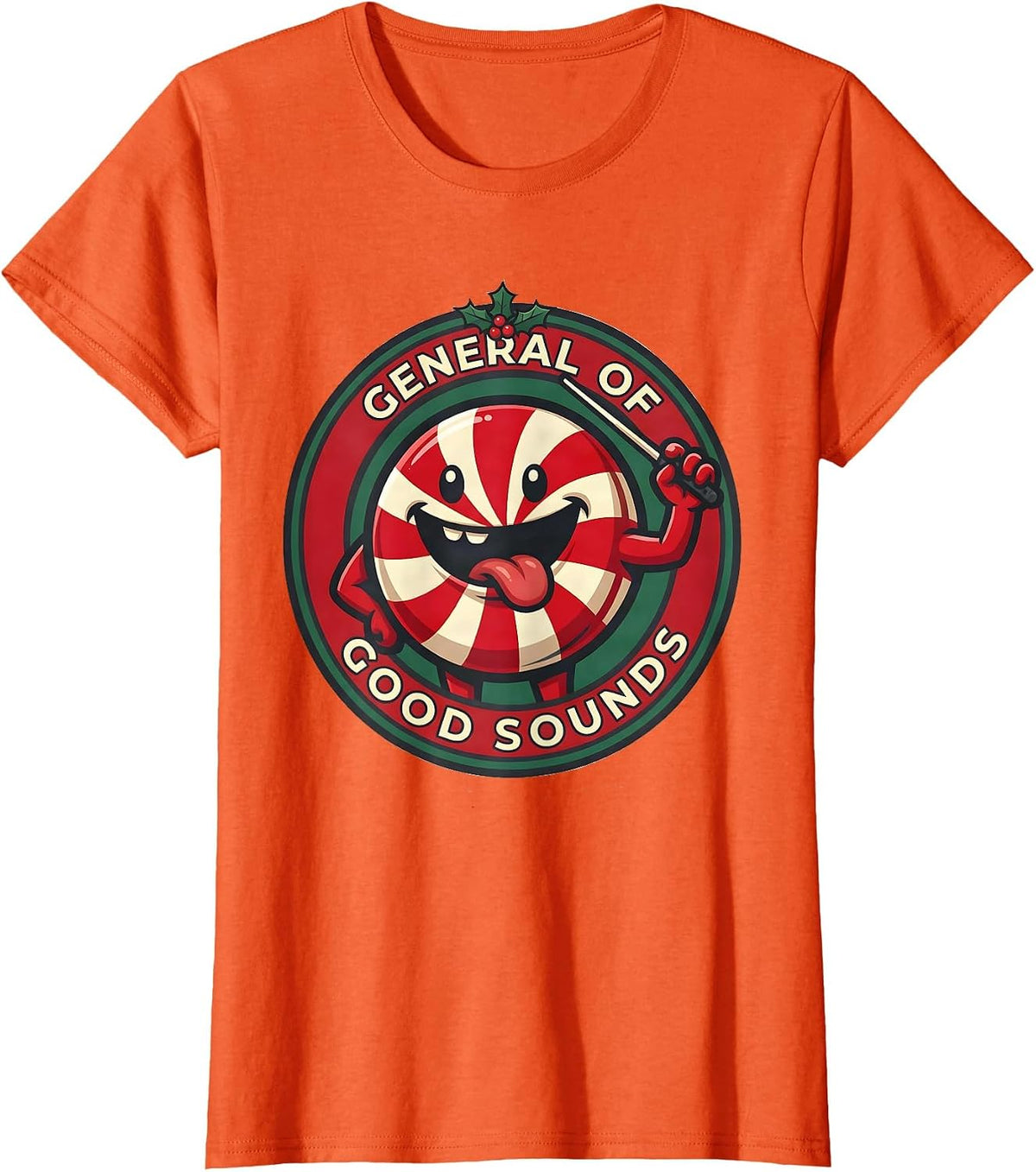 General of Good Sounds Retro Groovy Speech Therapist T-Shirt - Orange