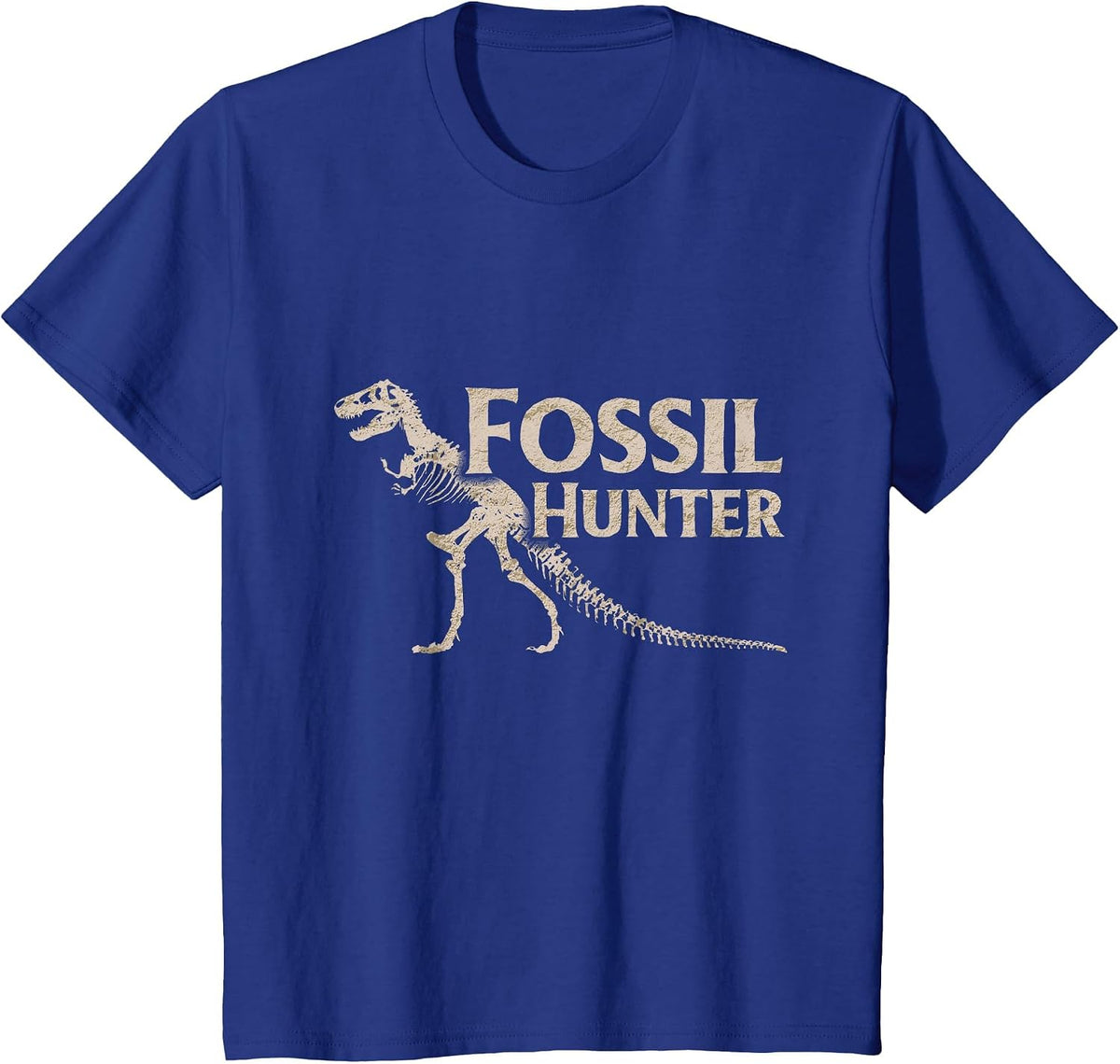 Fossil Hunter Dinosaur T-Shirt - Royal Blue