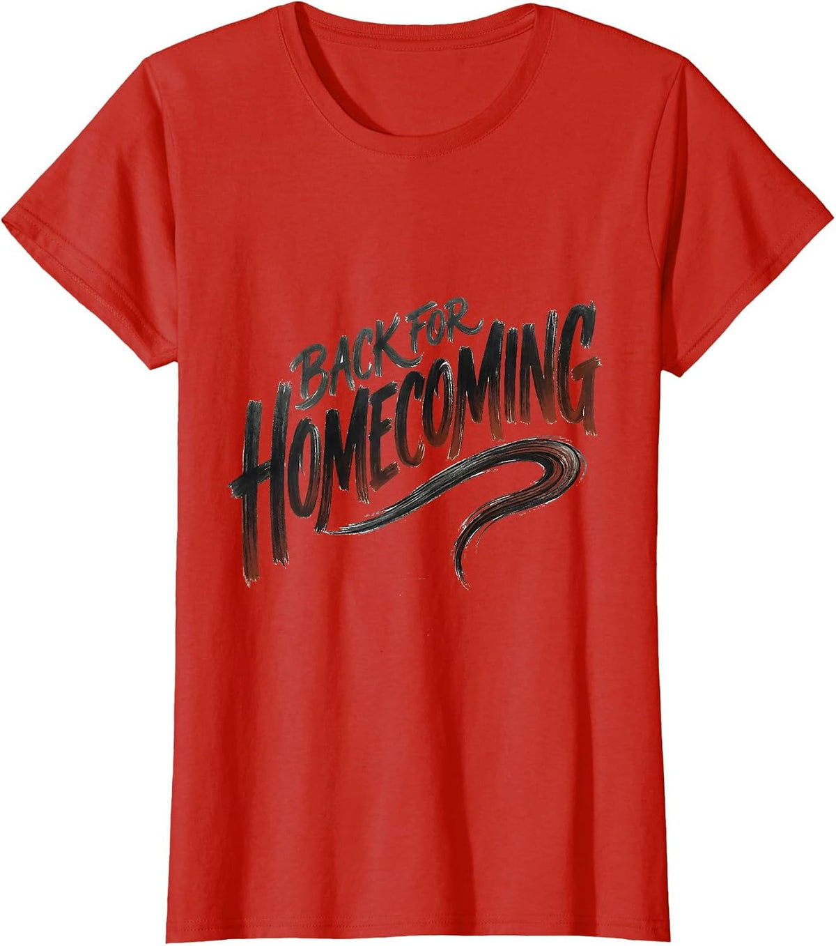 Women's Back For Homecoming Patriotic Spirit Week Team Fan T-Shirt - Red