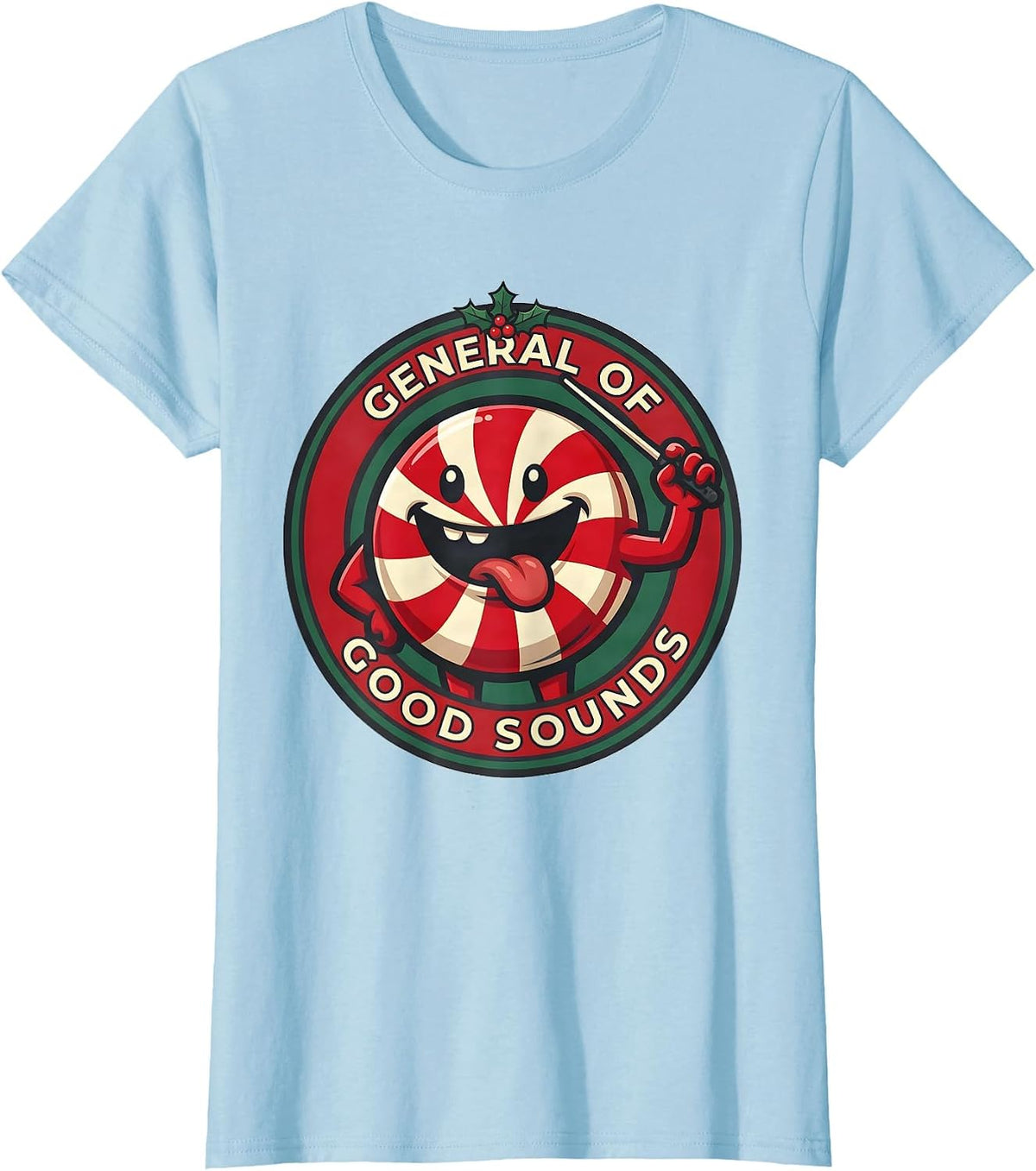 General of Good Sounds Retro Groovy Speech Therapist T-Shirt - Baby Blue