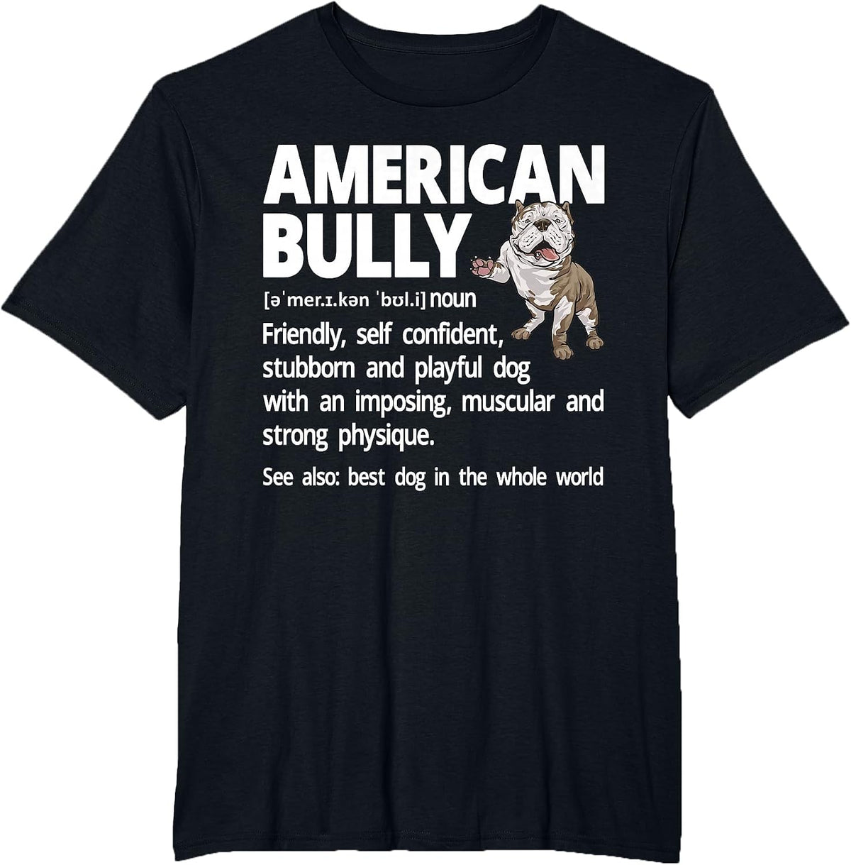 American Bully Definition XL American Bully T-Shirt - Black