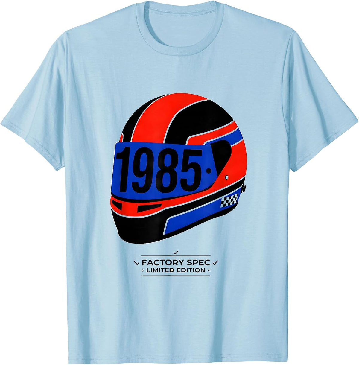 Factory Spec 1985 Limited Edition Vintage Birthday Gift T-Shirt - Baby Blue