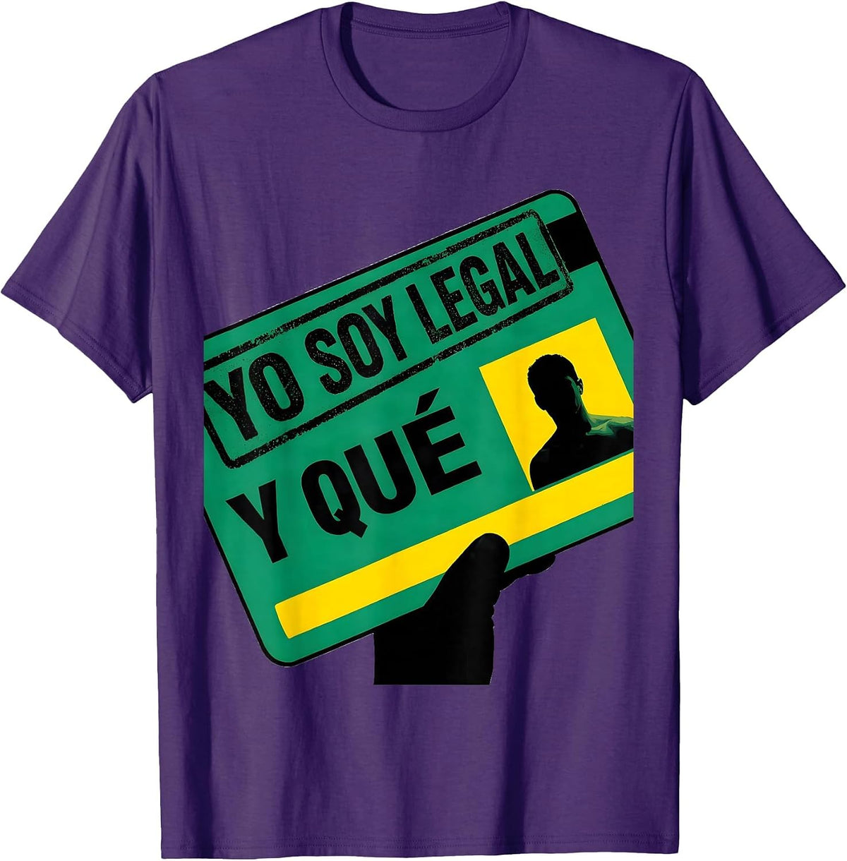 Yo Soy Legal Y Qué Funny Immigrant Pride Cinco De Mayo T-Shirt - Purple