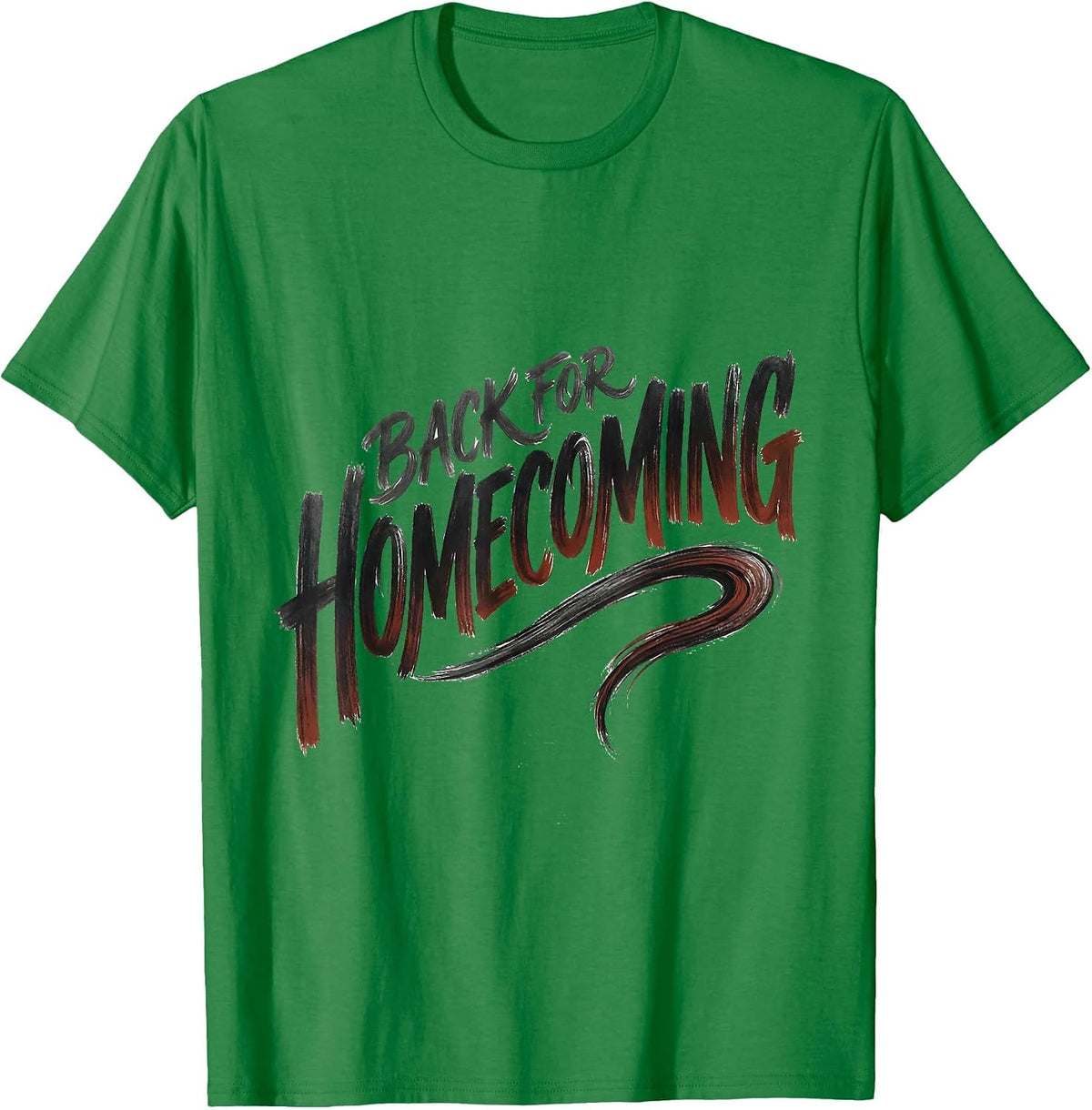 Men's Back For Homecoming Patriotic Spirit Week Team Fan T-Shirt - Kelly Green