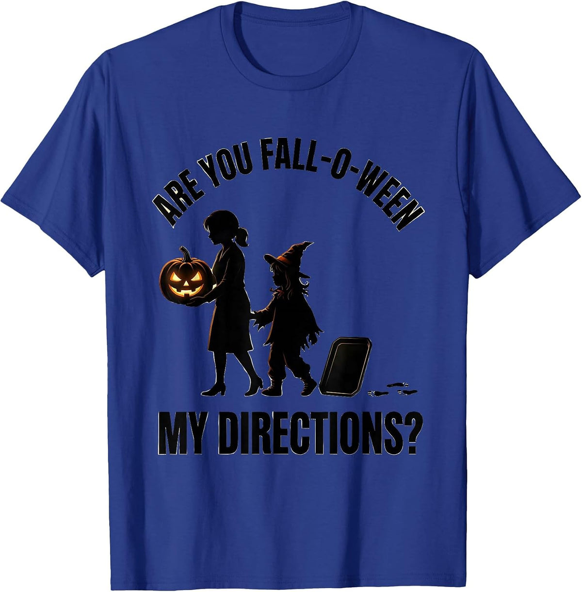 Are You Fall-O-Ween My Directions Teacher Halloween Ghost T-Shirt - Royal Blue