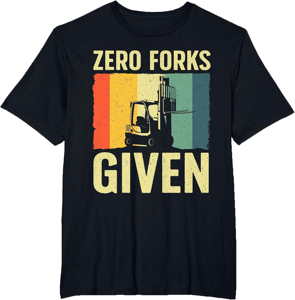 Funny Forklift Design for Men Women Forklift Operator Driver T-Shirt - Black