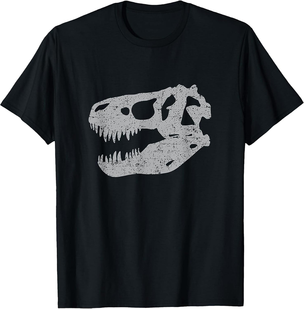 T-REX Skull T-Shirt Tyrannosaurus Rex Dinosaur Fossil Shirt T-Shirt - Black