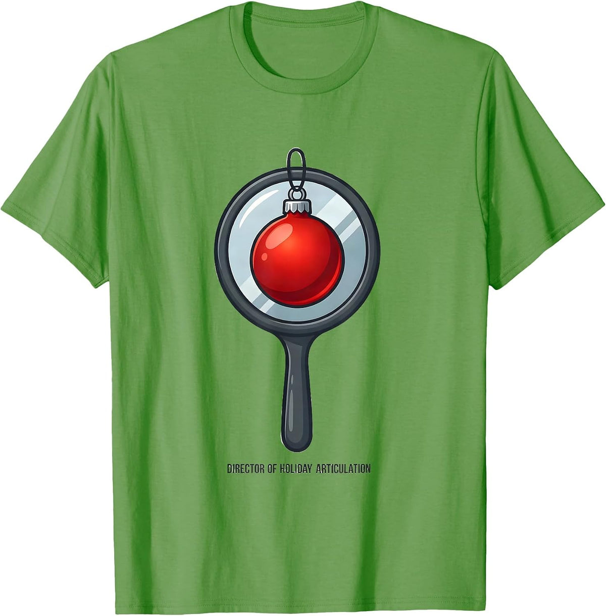 Men's Director Of Holiday Articulation Funny Speech Therapist SLP T-Shirt - Grass Green