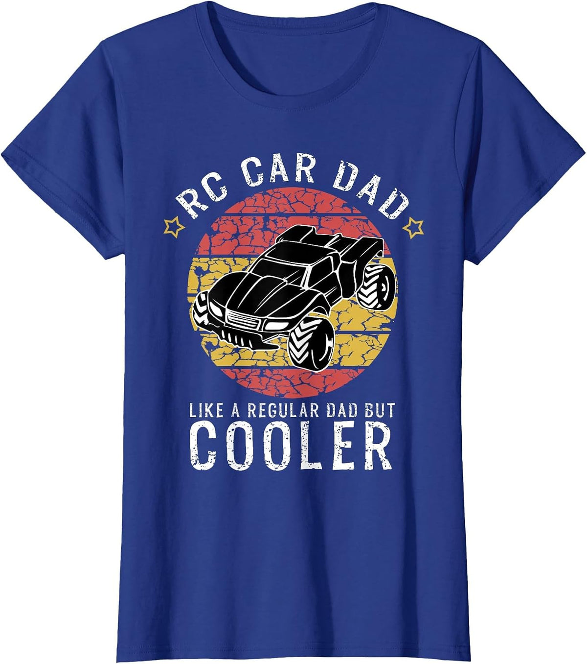 RC Car Papa for Fans of Remote Controlled Cars T-Shirt - Royal Blue