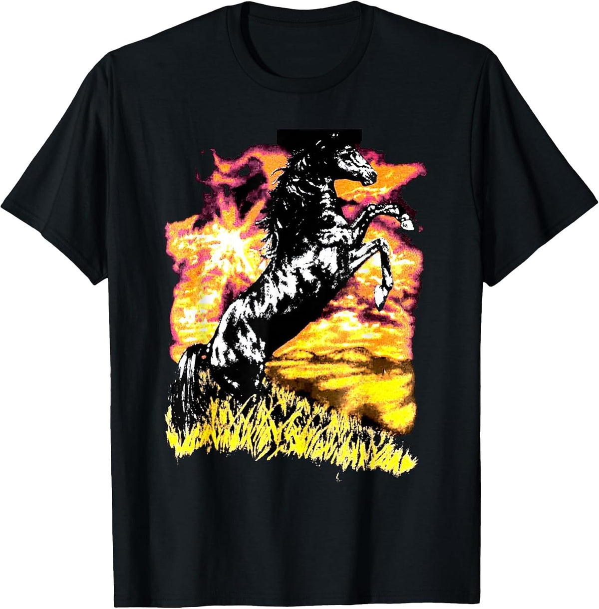 Charlie T-Shirt Horse T-Shirt - Black