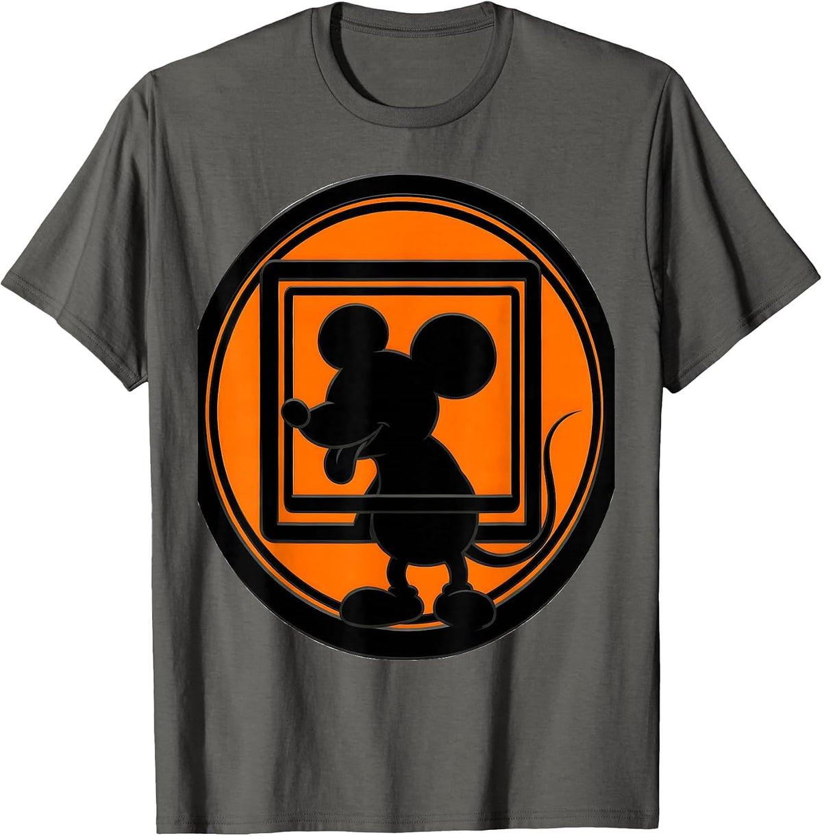 Can I Lick It Periodic Table Mouse Science T-Shirt - Asphalt Grey