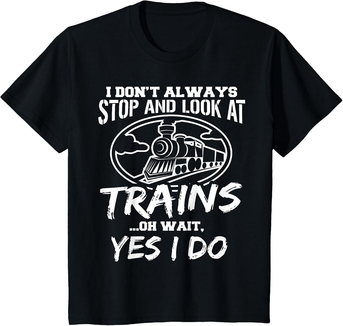 Train Trains Models Conductor T-Shirt - Black