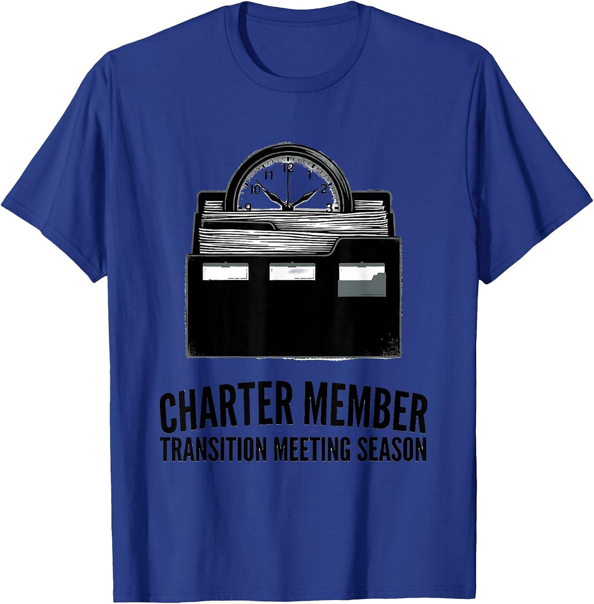 Charter Member Transition Meeting Season Special Education T-Shirt - Royal Blue