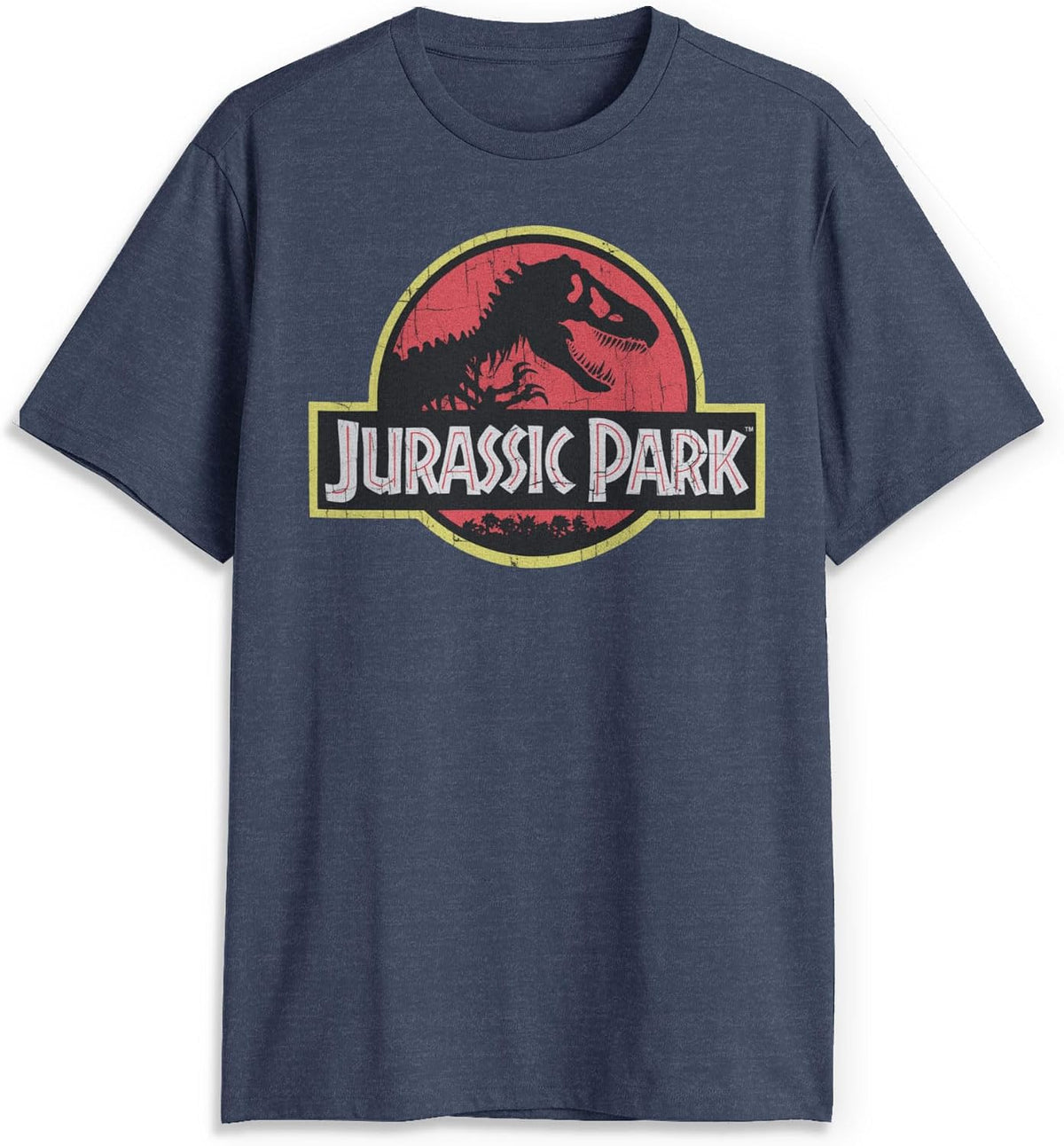 Jurassic Park Men's Jurassic Park Logo Men's Tee - Navy Heather