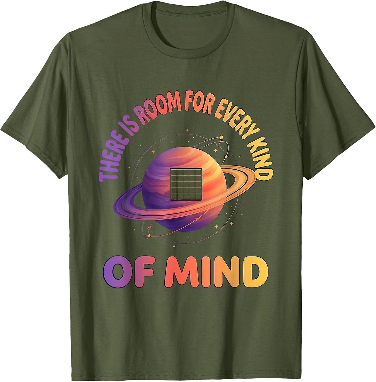 There Is Room For Every Kind Of Mind Inclusive Special T-Shirt - Olive Green