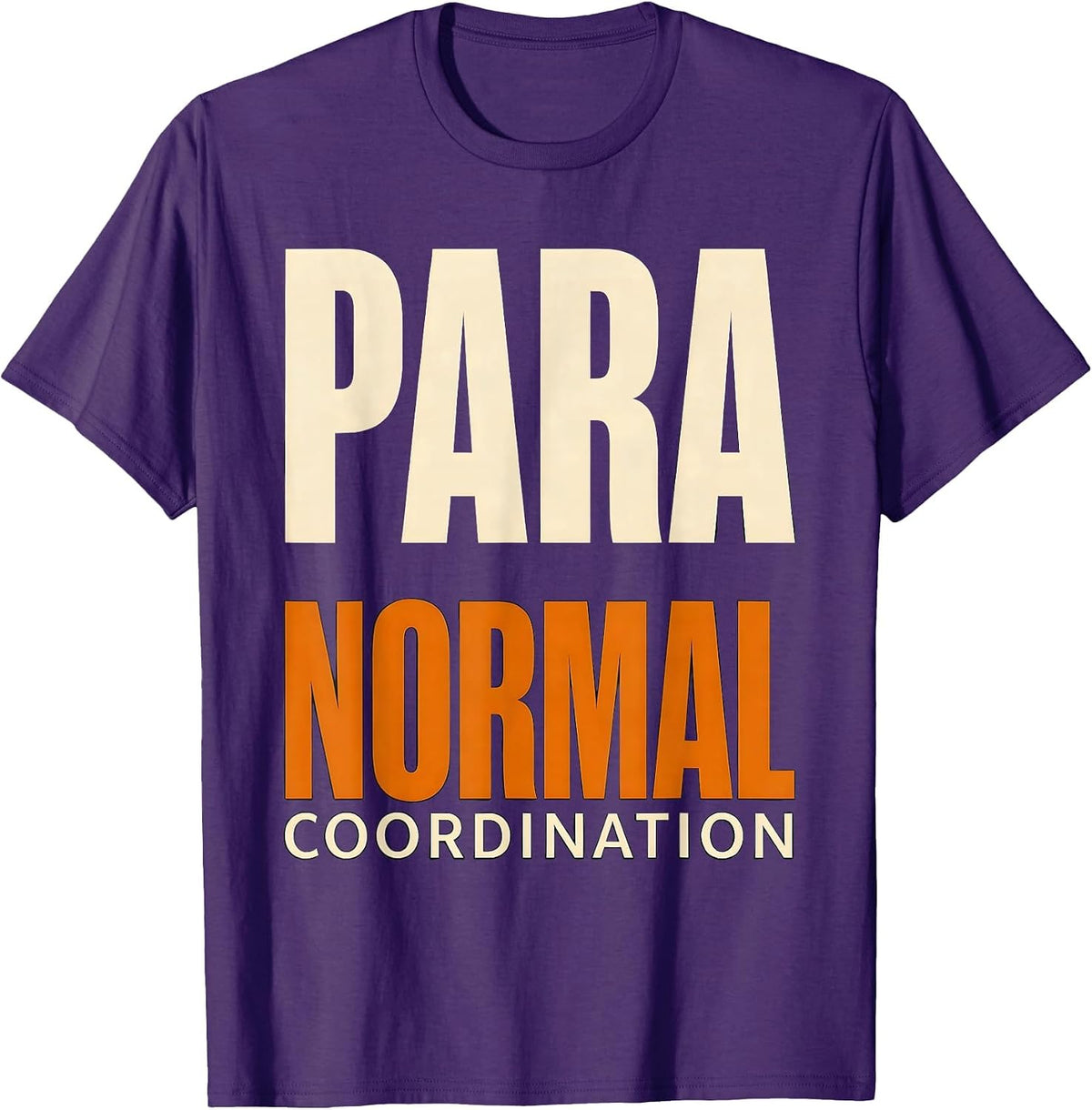 Para Normal Coordination Playful SPED Para Teacher Halloween T-Shirt - Purple