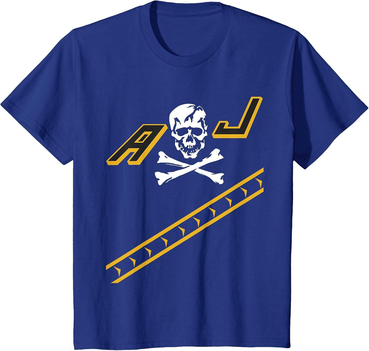 Jolly Rogers F-14 Tomcat Airplane Tailflash Naval Aviation T-Shirt - Royal Blue
