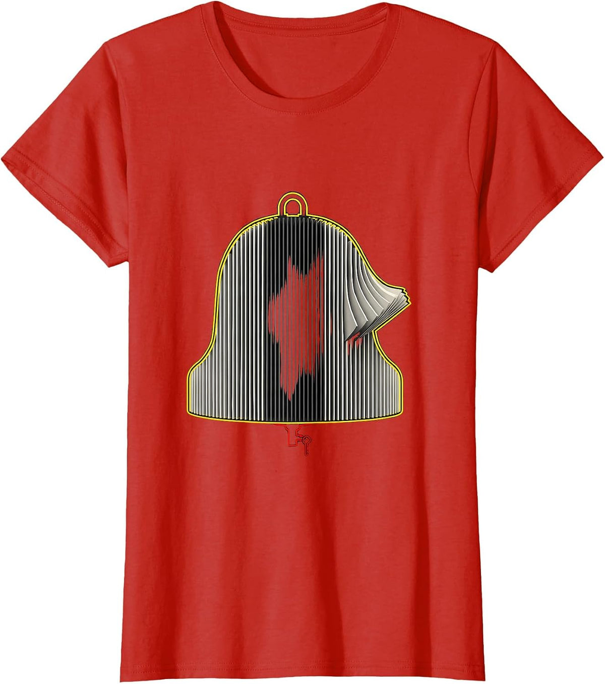Women's HVAC Filter Ringing Bell Service Maintenance Tech Humor T-Shirt - Red