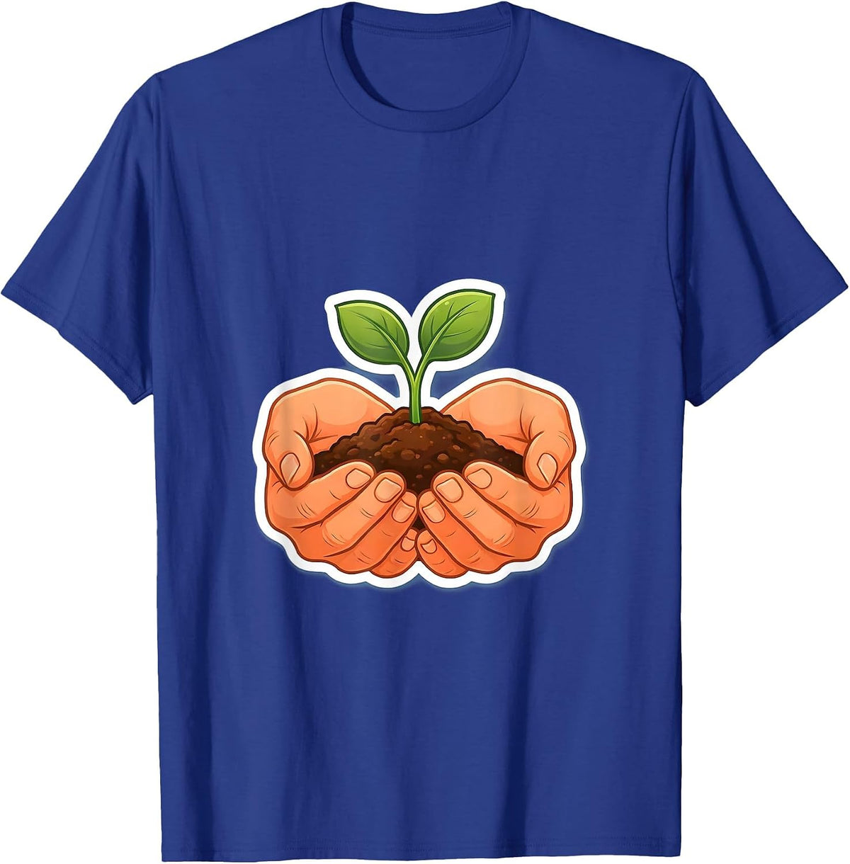 Sped Teacher Seedling Growth Graphic Design T-Shirt - Royal Blue