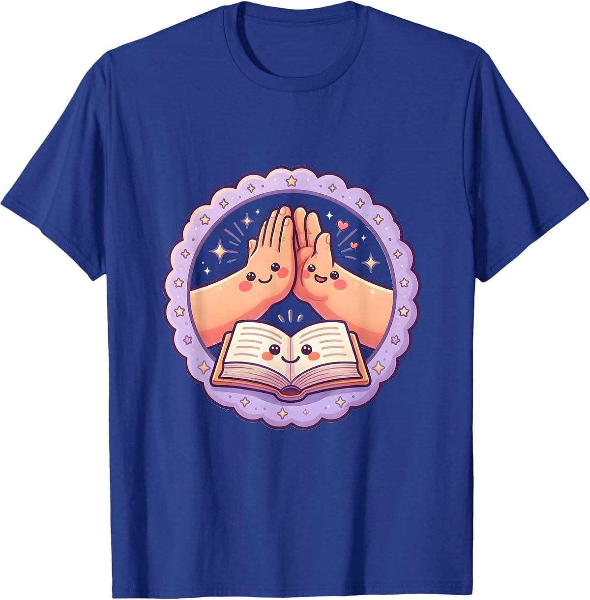 Sped Teacher High Five Graphic Design Gift T-Shirt - Royal Blue