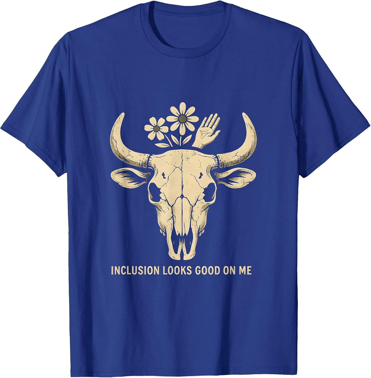 Inclusion Looks Good On Me Special Education Tee T-Shirt - Royal Blue