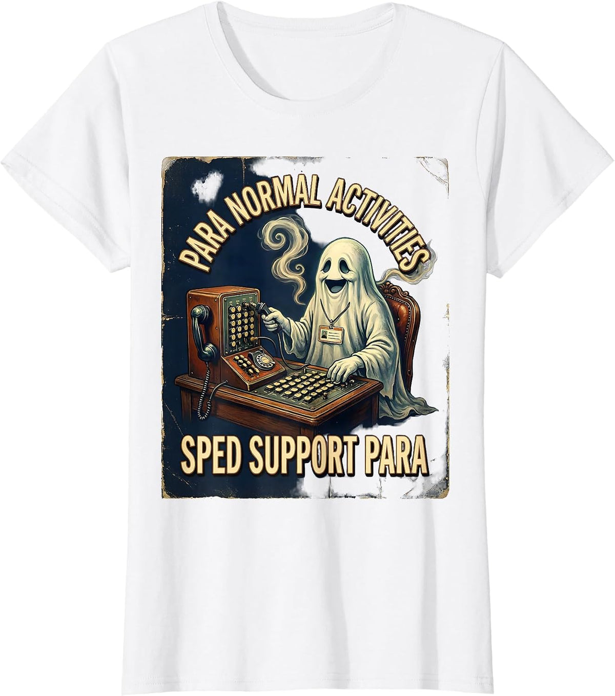 Women's Para Normal Activities SPED Support Para T-Shirt - White