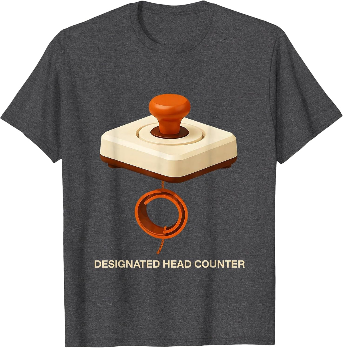 Designated Head Counter Funny River Tubing Float Trip Summer T-Shirt - Dark Heather Grey