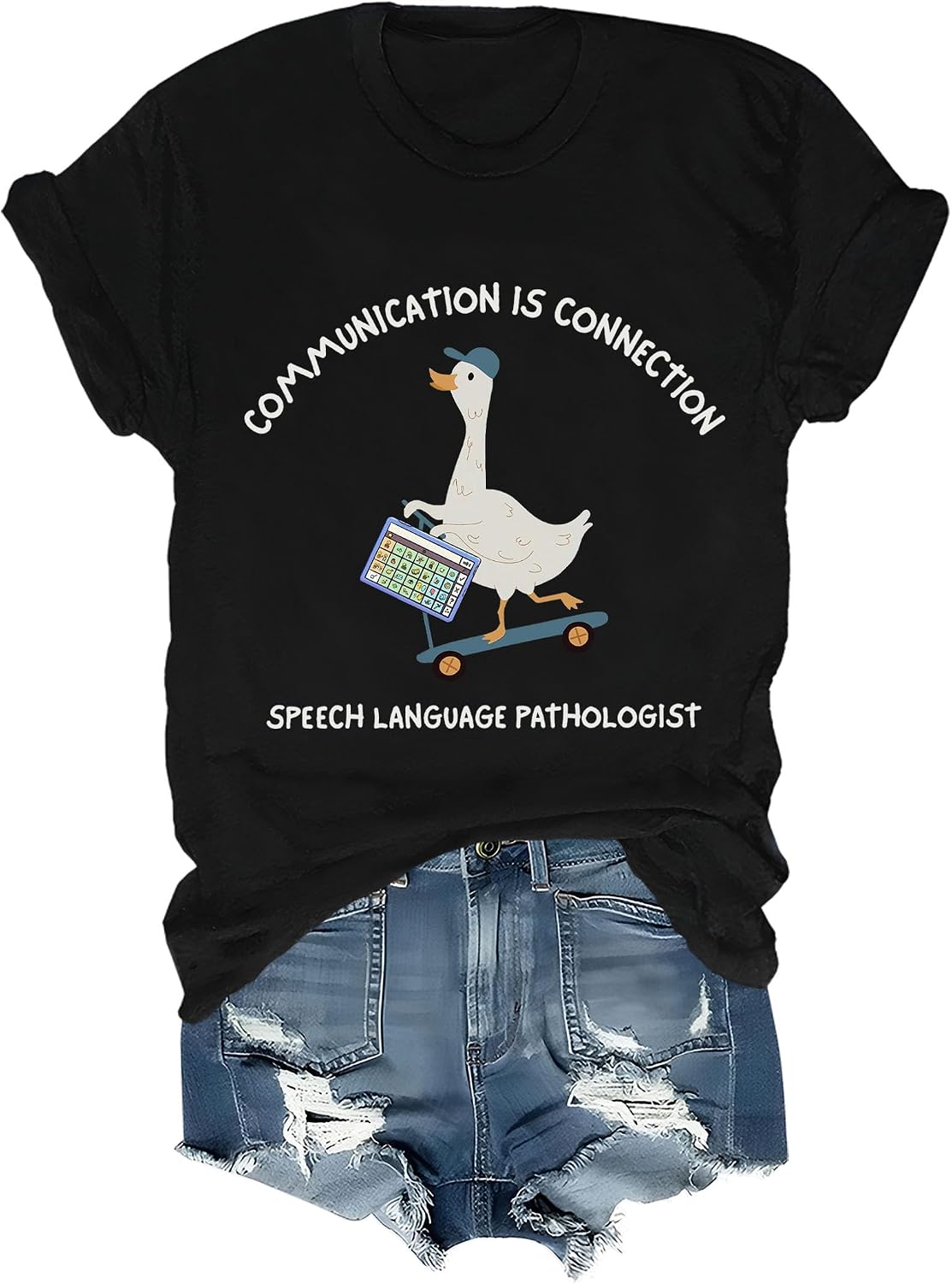 Speech Therapy Shirt, Speech Therapist T-Shirts Women Man - Black