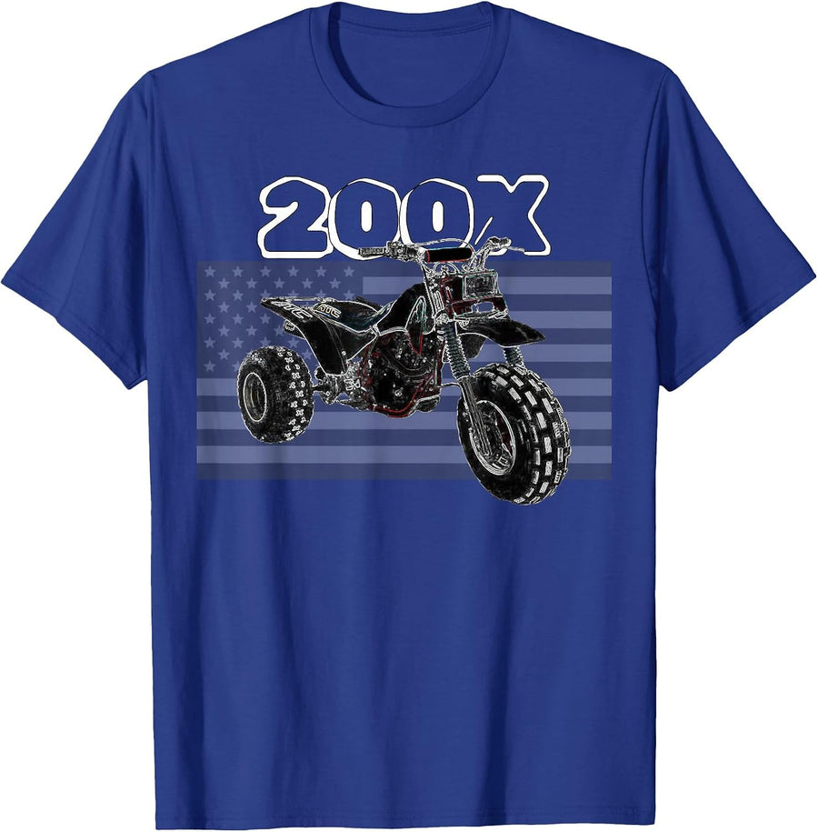 1985 Vintage Retro Three Wheeler ATV ATC 200x T-Shirt - Royal Blue