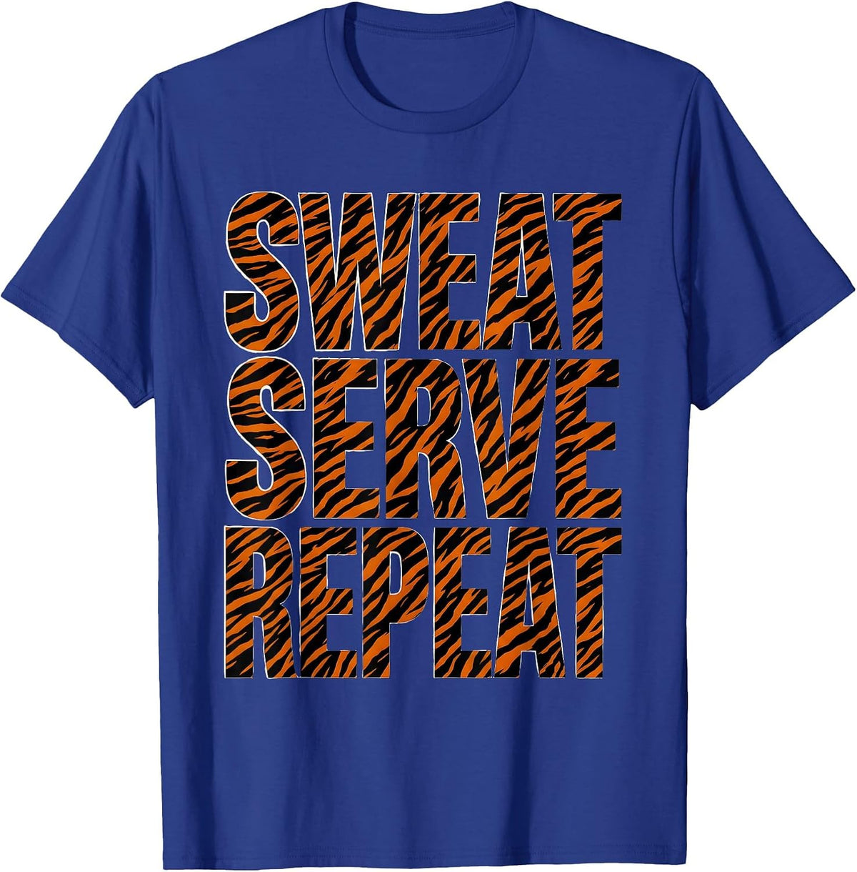 President Pride Labor Day Sweat Serve Repeat Design T-Shirt - Royal Blue
