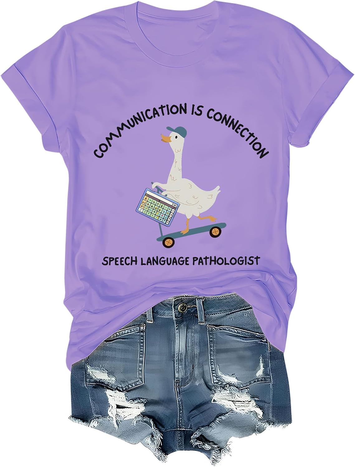 Speech Therapy Shirt, Speech Therapist T-Shirts Women Man - Purple