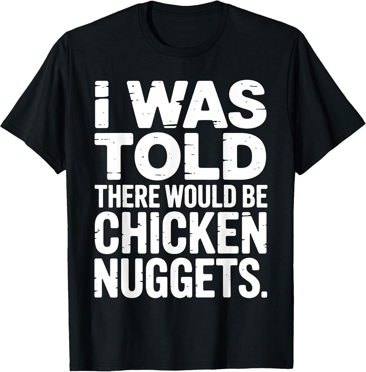 Chicken Nugget Art for Men Women Kids Chicken Nugget Costume T-Shirt, Men, Black, Small - As Pictured