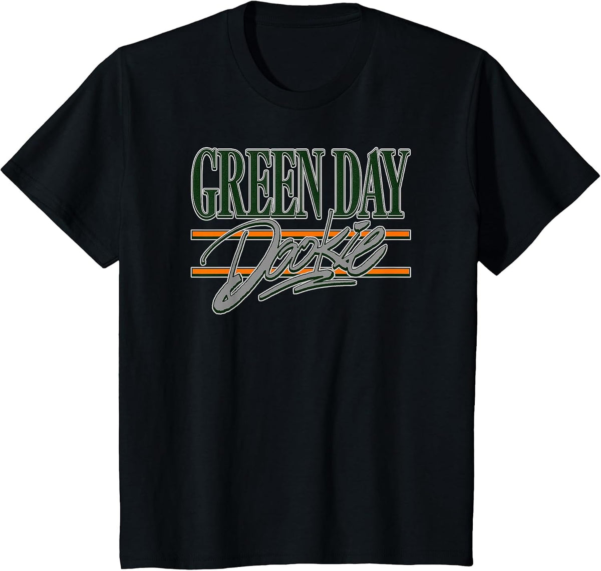 Green Day Dookie 90s Souvenir T-Shirt - Black