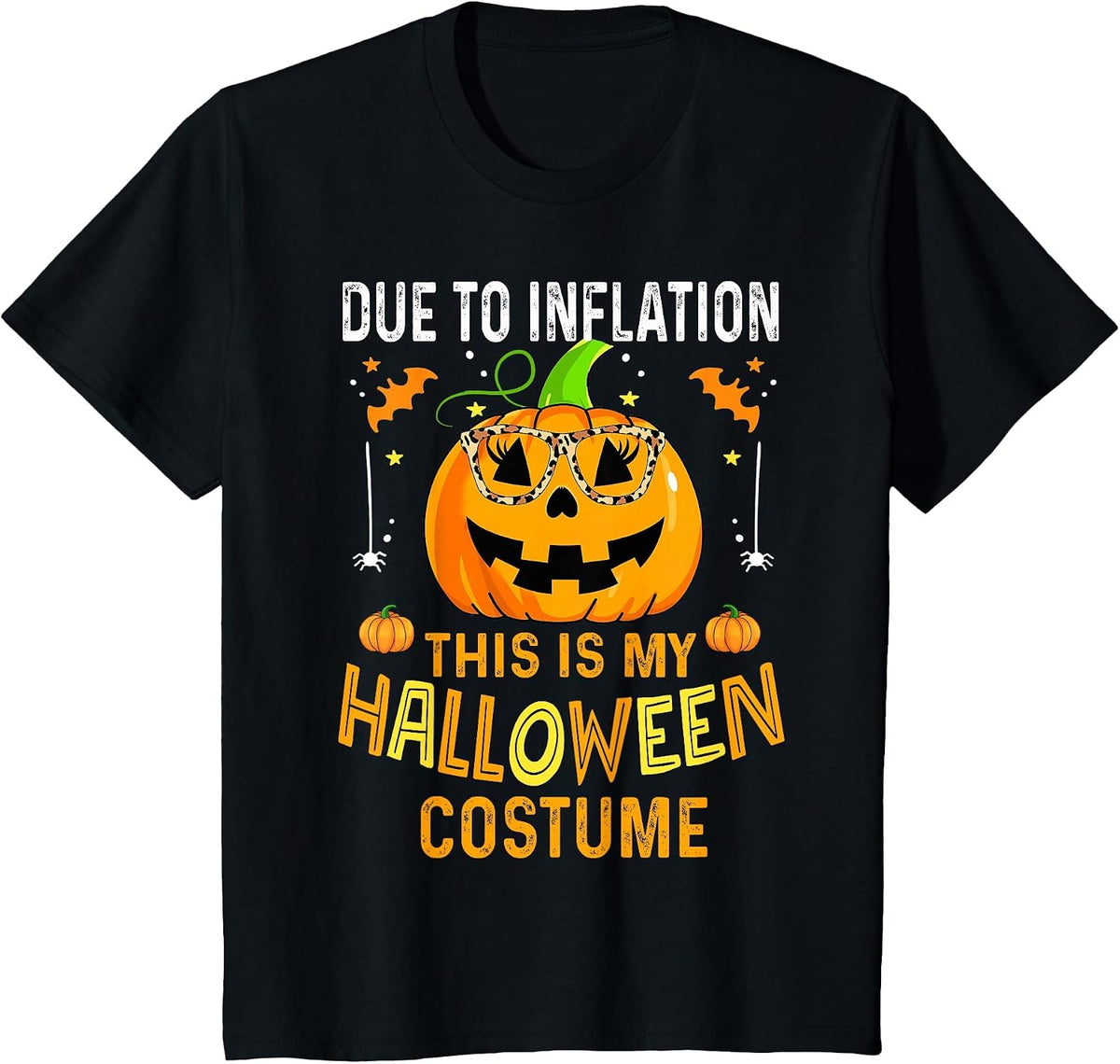 Pumpkin Halloween Costume Men Women Funny Halloween 2026 T-Shirt - Black