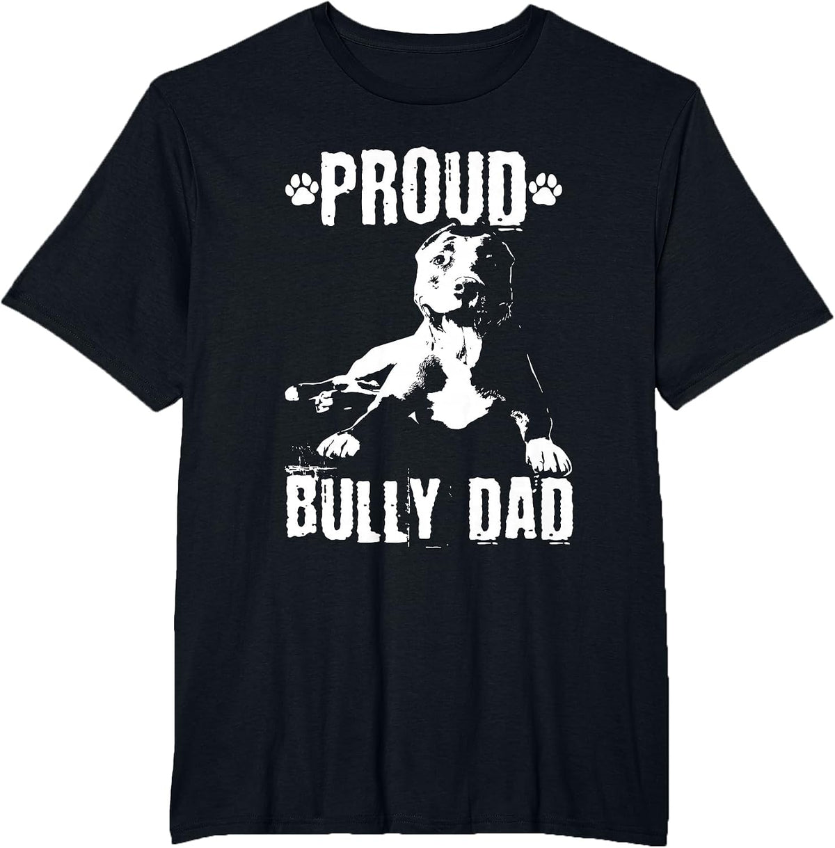Bully Dad | American Bully Pitbull Dog Owner T-Shirt - Black