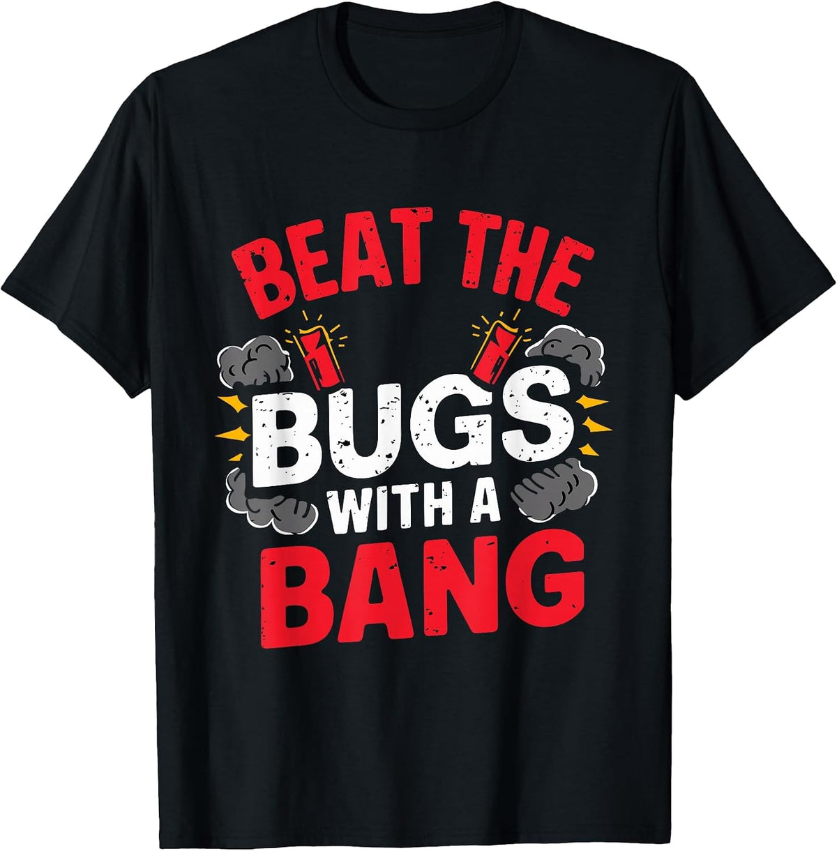 Insect Humor Funny Mosquito Ant Picnic Bug Repellent T-Shirt - Black