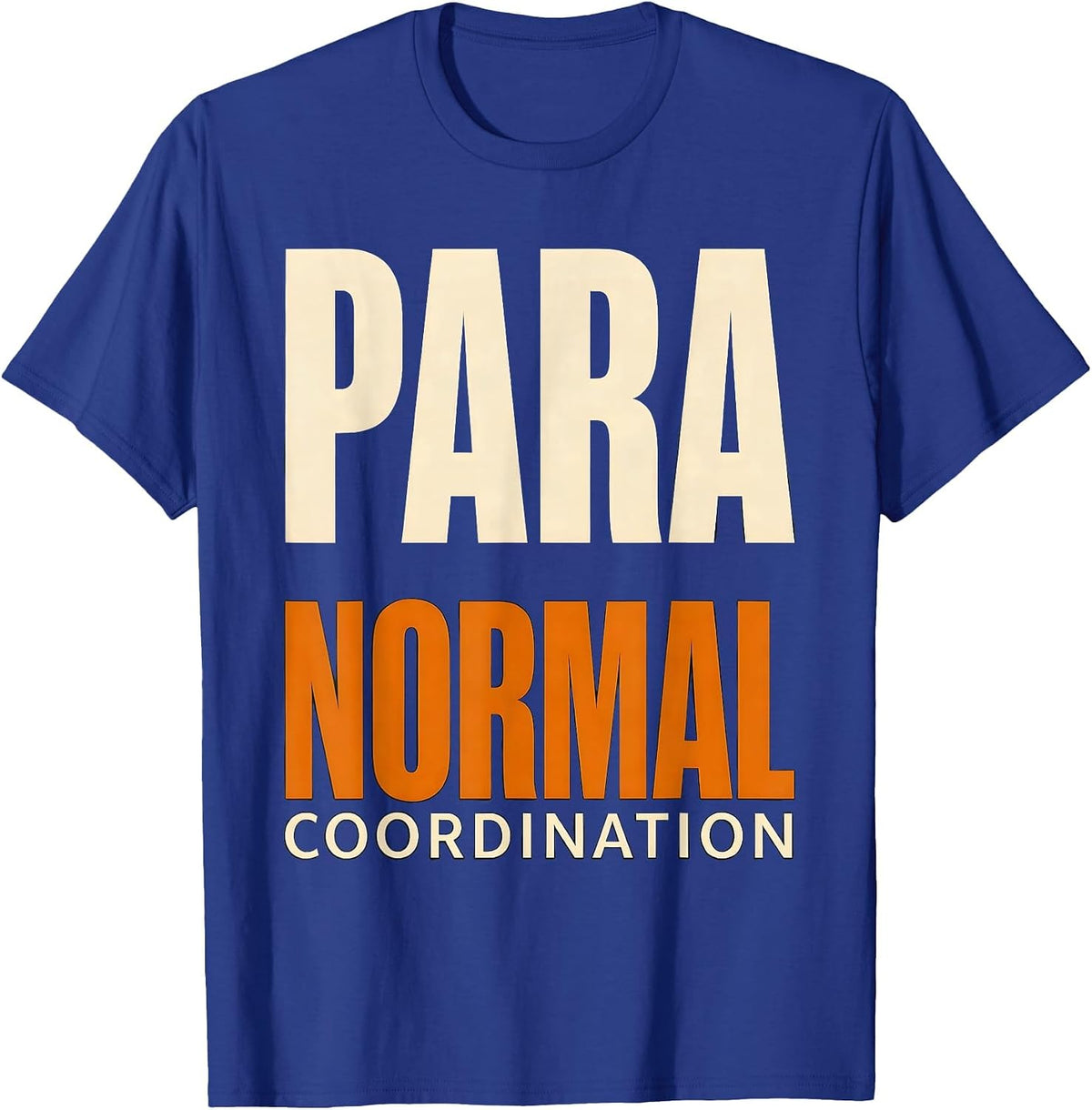 Para Normal Coordination Playful SPED Para Teacher Halloween T-Shirt - Royal Blue