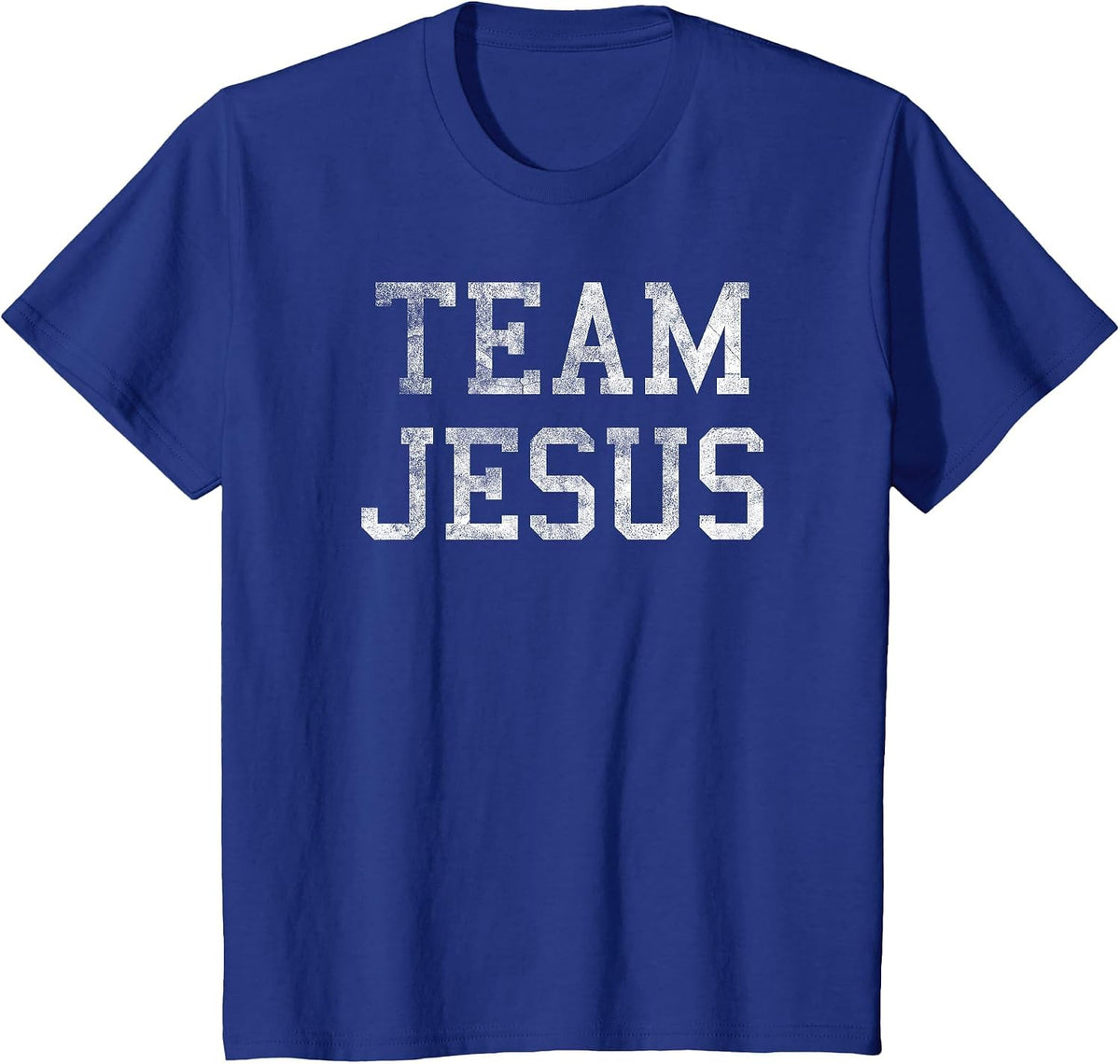 Funny Bible Study Team Jesus Vintage T-Shirt - Royal Blue