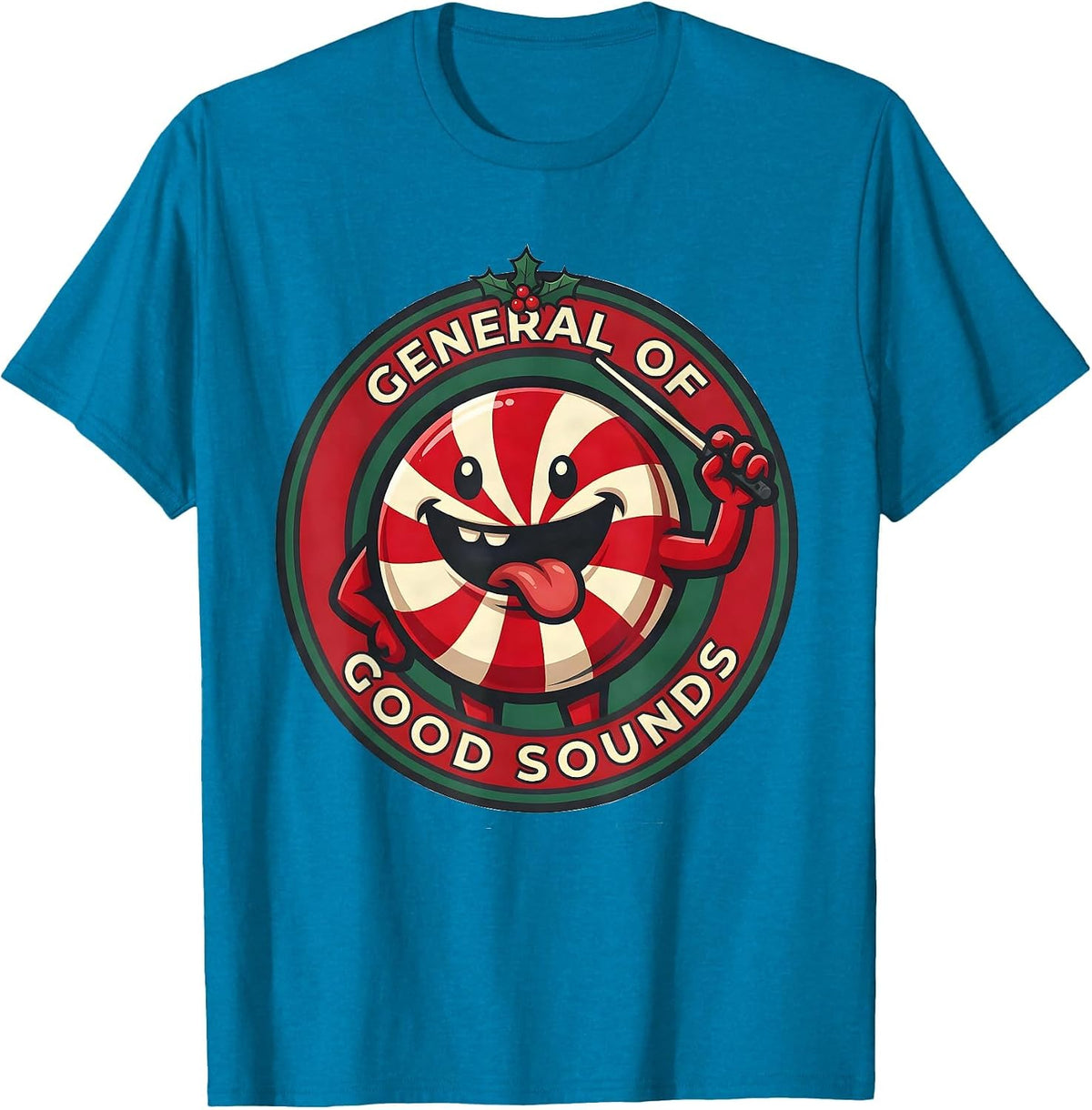 General of Good Sounds Retro Groovy Speech Therapist T-Shirt - Sapphire Blue