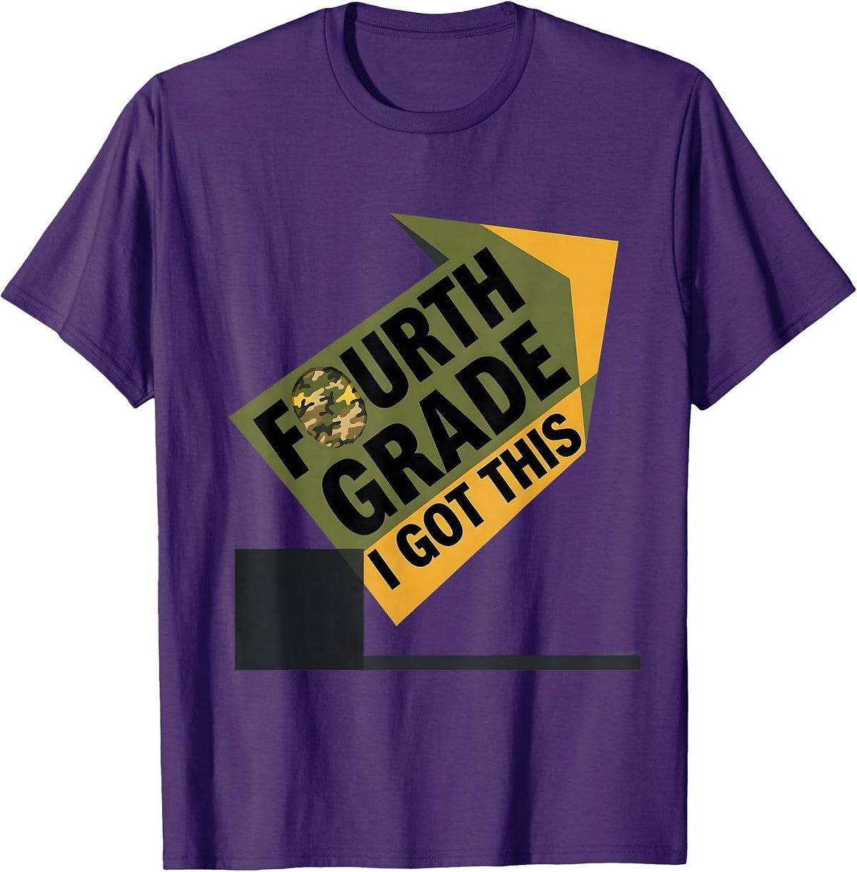 Men's Fourth Grade I Got This Camo Back To School Boys T-Shirt - Purple