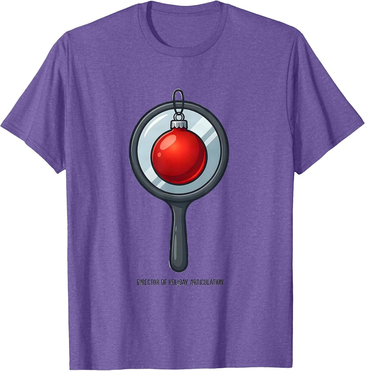 Men's Director Of Holiday Articulation Funny Speech Therapist SLP T-Shirt - Purple Heather