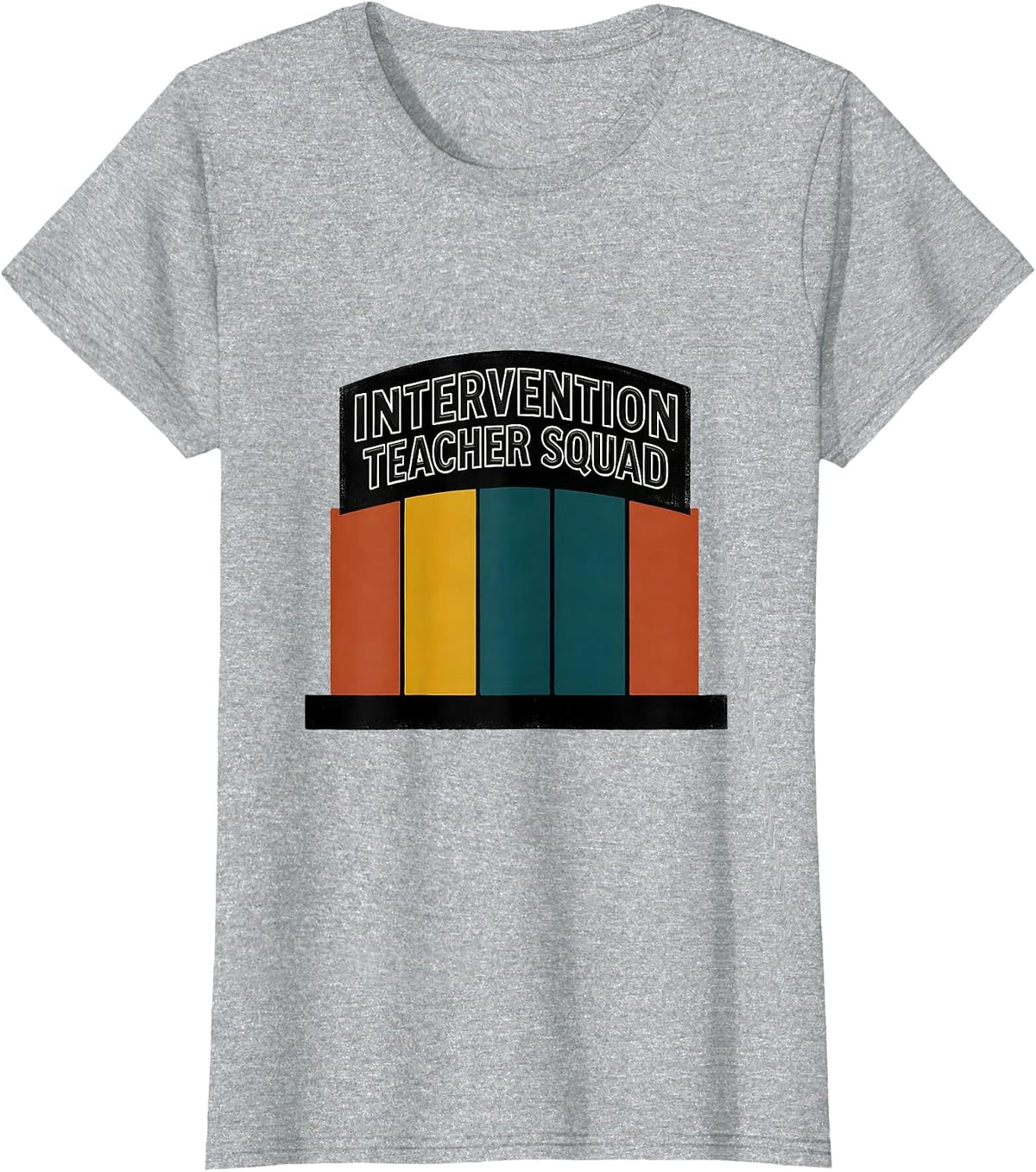 Intervention Teacher Squad Early Intervention Specialist T-Shirt - Heather Grey